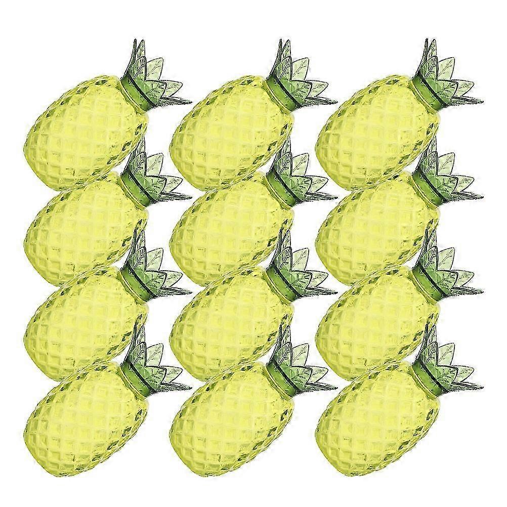 Pineapple Candy Boxes for Candy Wrapping Boxes Plastic 72Pcs Set