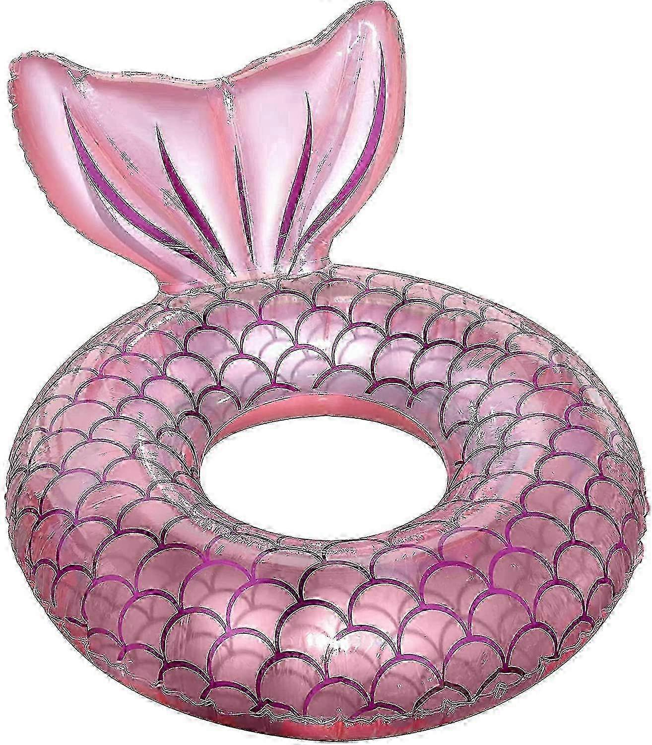 2025 Mermaid Inflatable Pool Float - Swimming Ring & Floating Bed with Tail Design