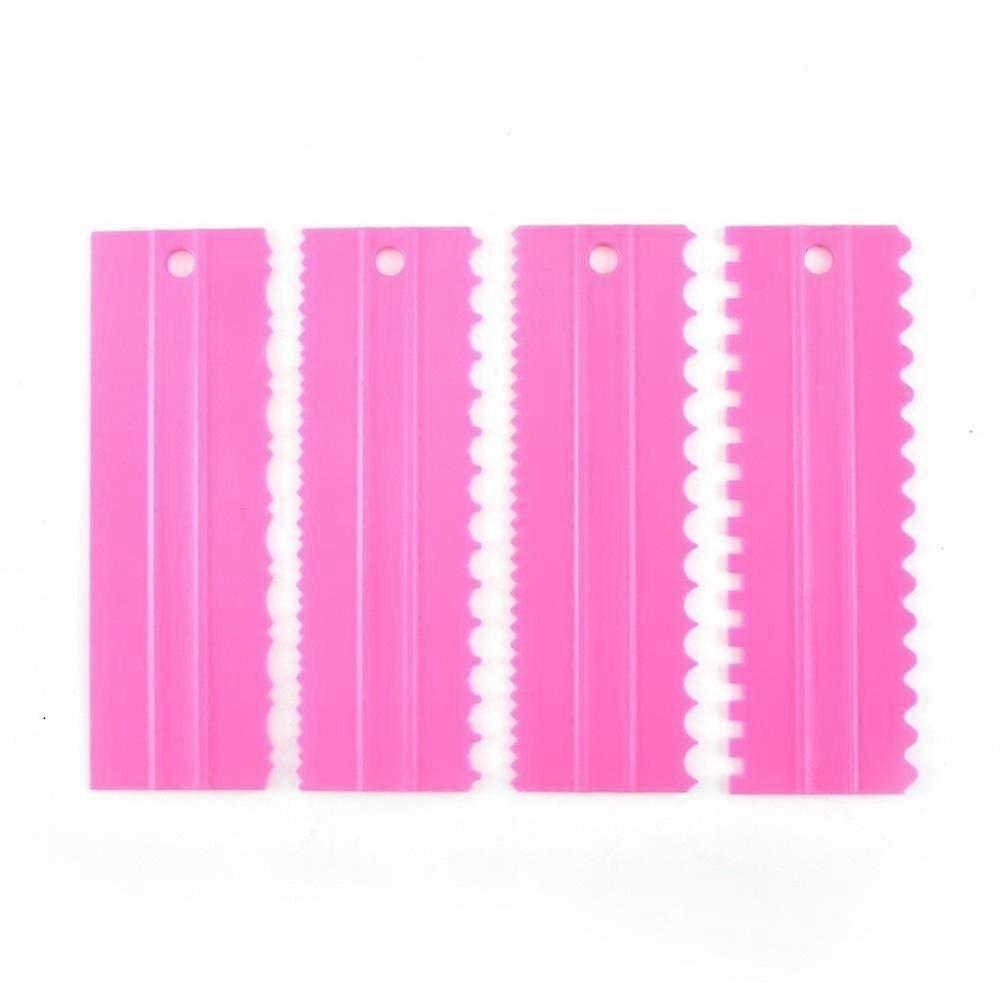 Cake Scraper Set, Plastic Cream Scrapers Baking Tools