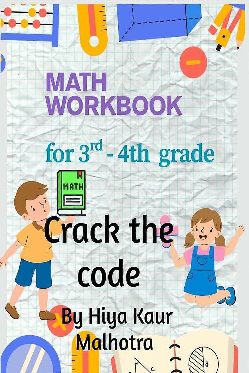 Crack the code math workbook for 3rd - 4th grade