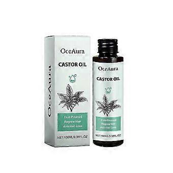 OceAura hair care castor oil, moisturizing and strengthening hair care, thickening hair care oil