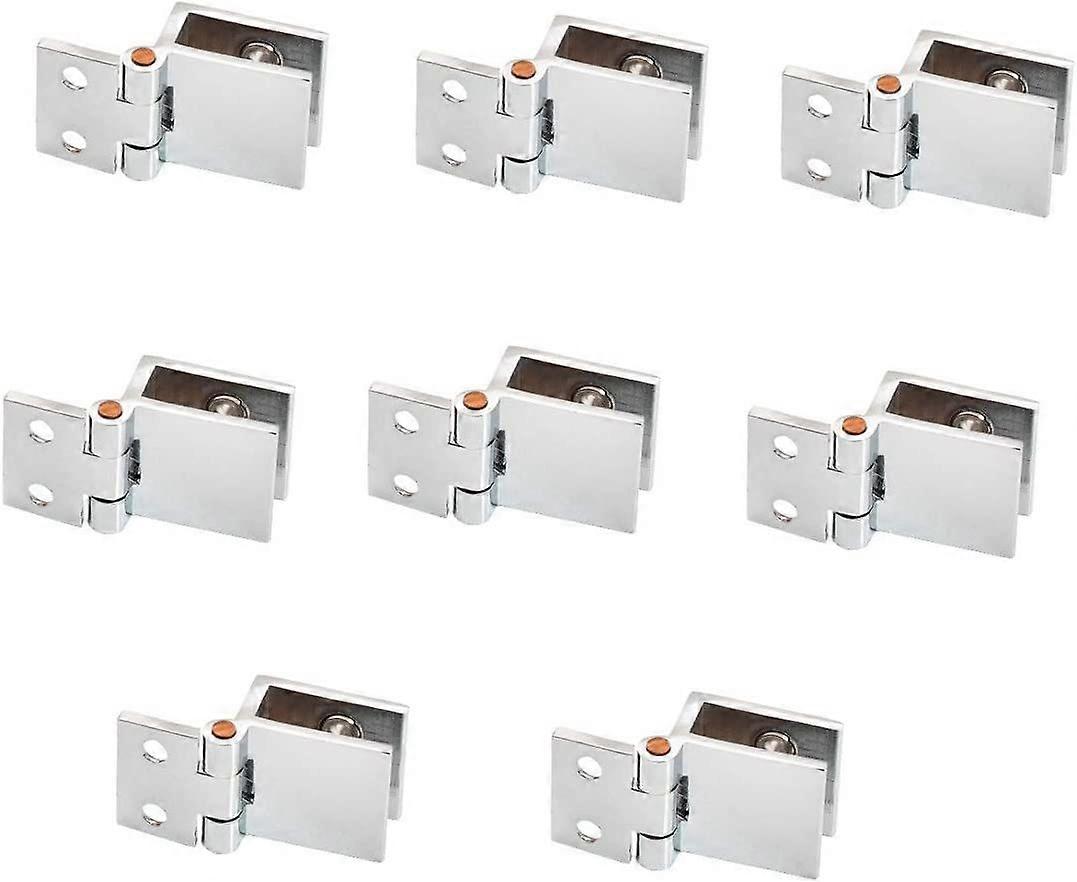 8er Pack Glastürscharniere Einstellbare Einzelklemme
