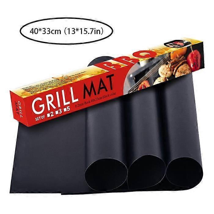 Set mit 3 Kochmatten BBQ Grillmatte Backofenblech 40 * 33cm