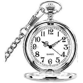 Zakhorloge, vintage stijl, met korte ketting voor mannen en vrouwen -ZY