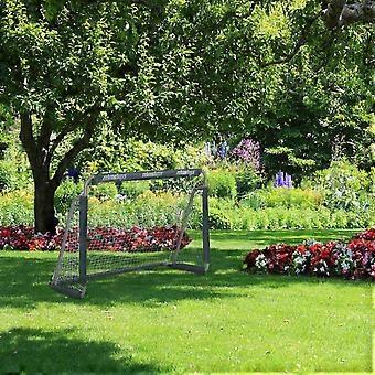 Gray soccer goals in sets of 2