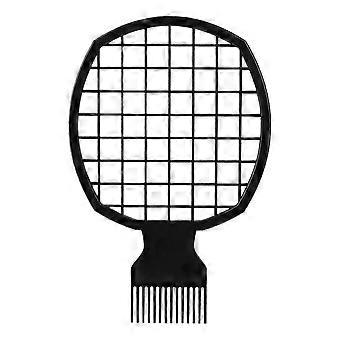 Twist Hair Brush and Coil Comb for Natural Curls Quick Styling, Black Plastic