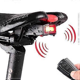 Allarme antifurto Bike Fanale posteriore Ricaricabile Avviso clacson elettrico con telecomando