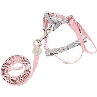 Hundegeschirr und Leine, verstellbar für Welpen, 1 Set in verschiedenen Farben