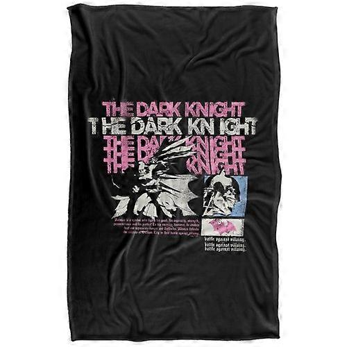Batman: The Dark Knight Panels Soft Touch Blanket