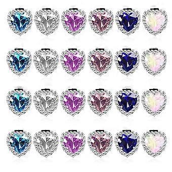 Rhinestone Shoe Charms Metal Shoe Charms for Sneakers with 48Pcs Set