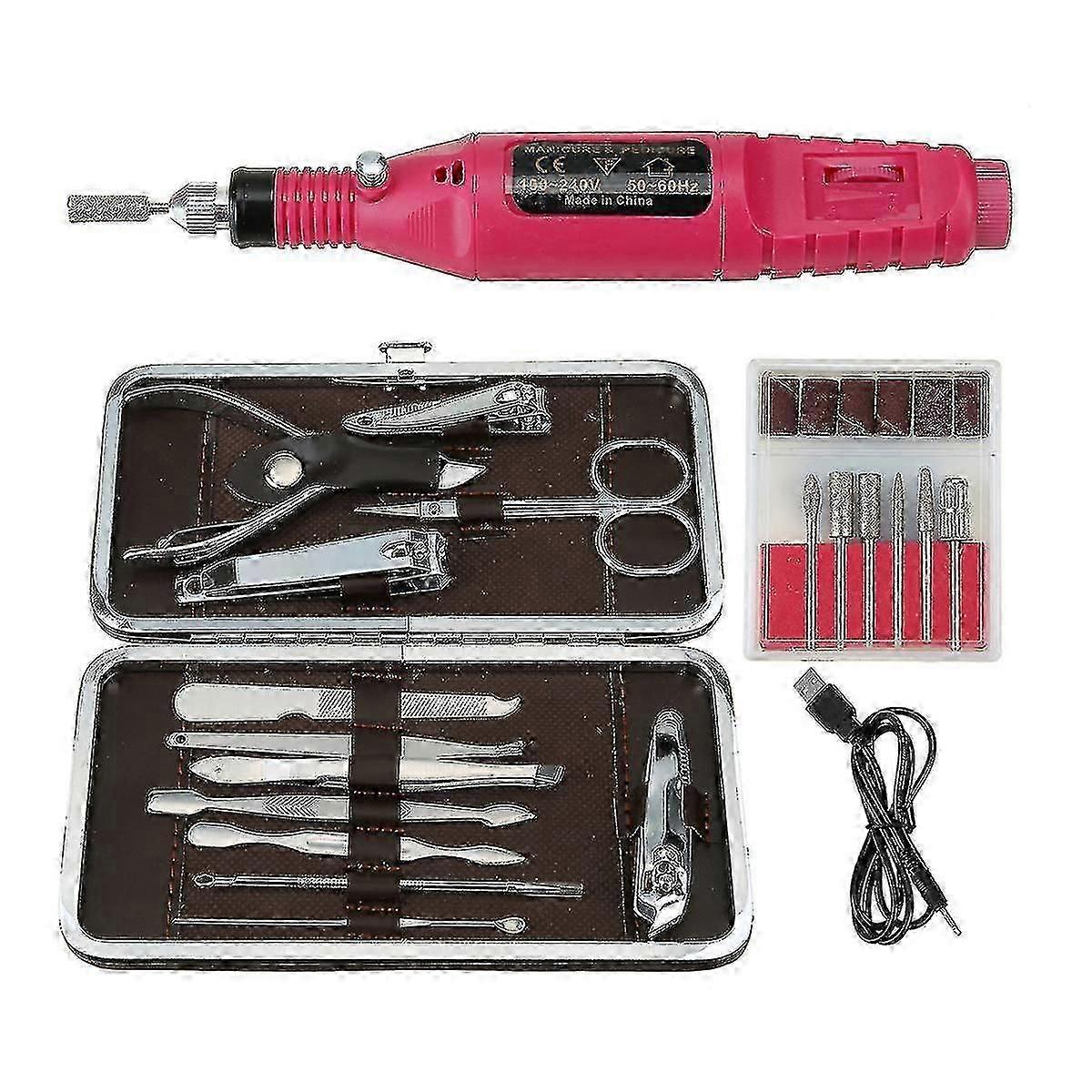Machine électrique Manucure Perceuse à ongles Pédicure Portable Nail Buffer File