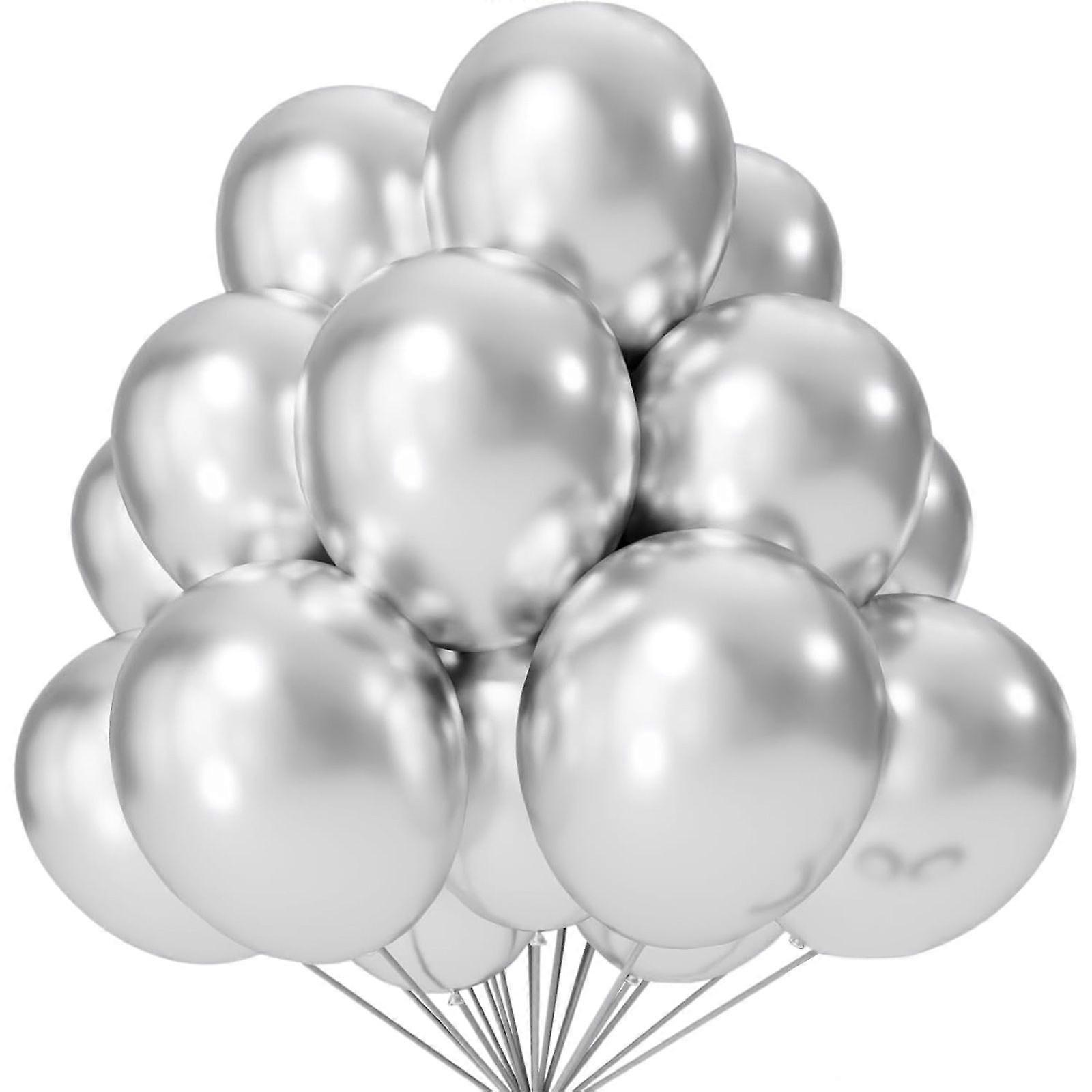 Metallic Chrome Latex Balloons