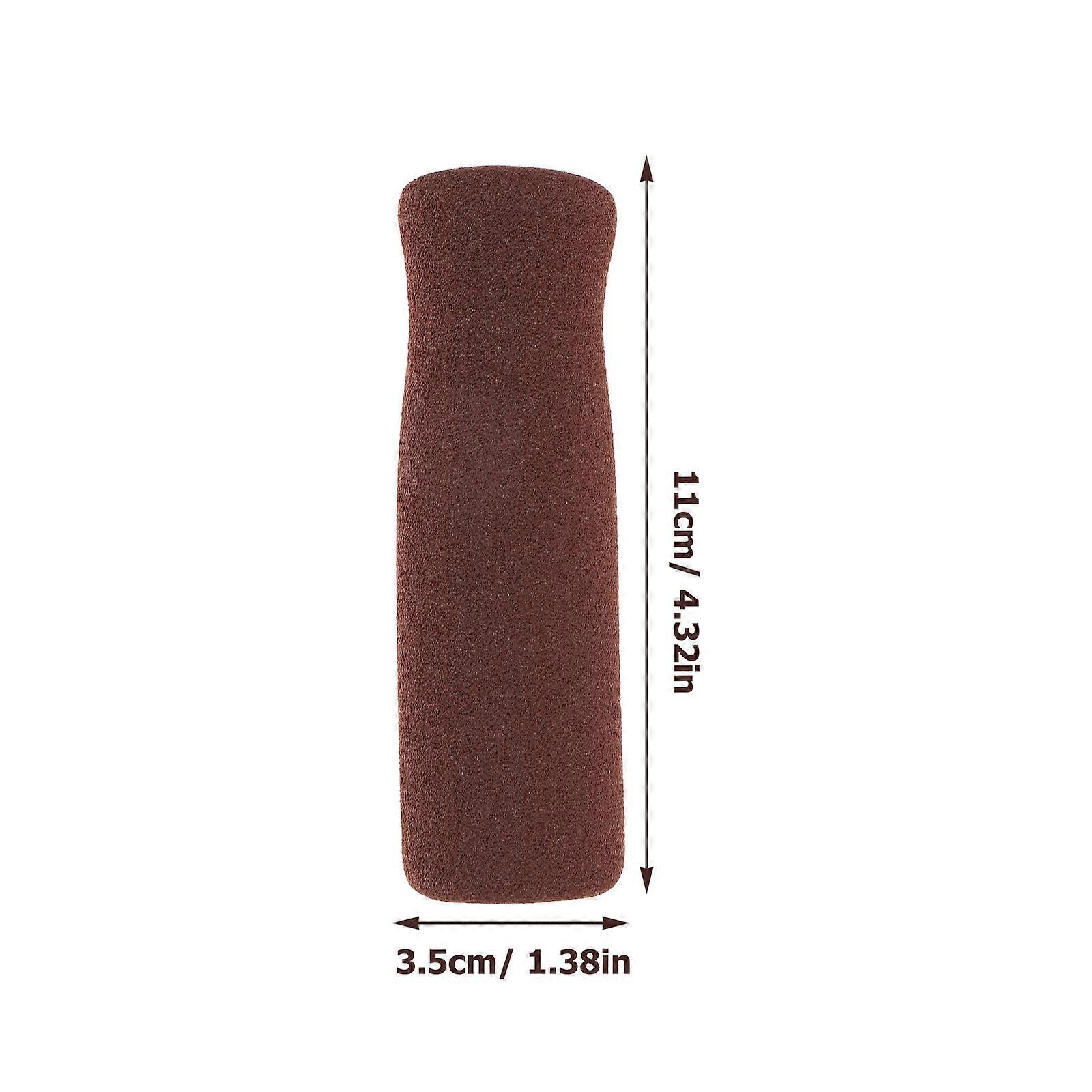 Light Brown Cane Handle Grip Replacement for Elderly Support 4Pcs Wraps