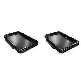 2 bandejas para pelotas de golf para tapete de práctica para entrenamiento en interiores y exteriores. Soporte para pelotas de golf. Suministros y accesorios de práctica de golf.
