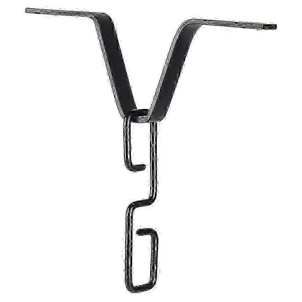 Black V-Bracket Rain Chain Connector
