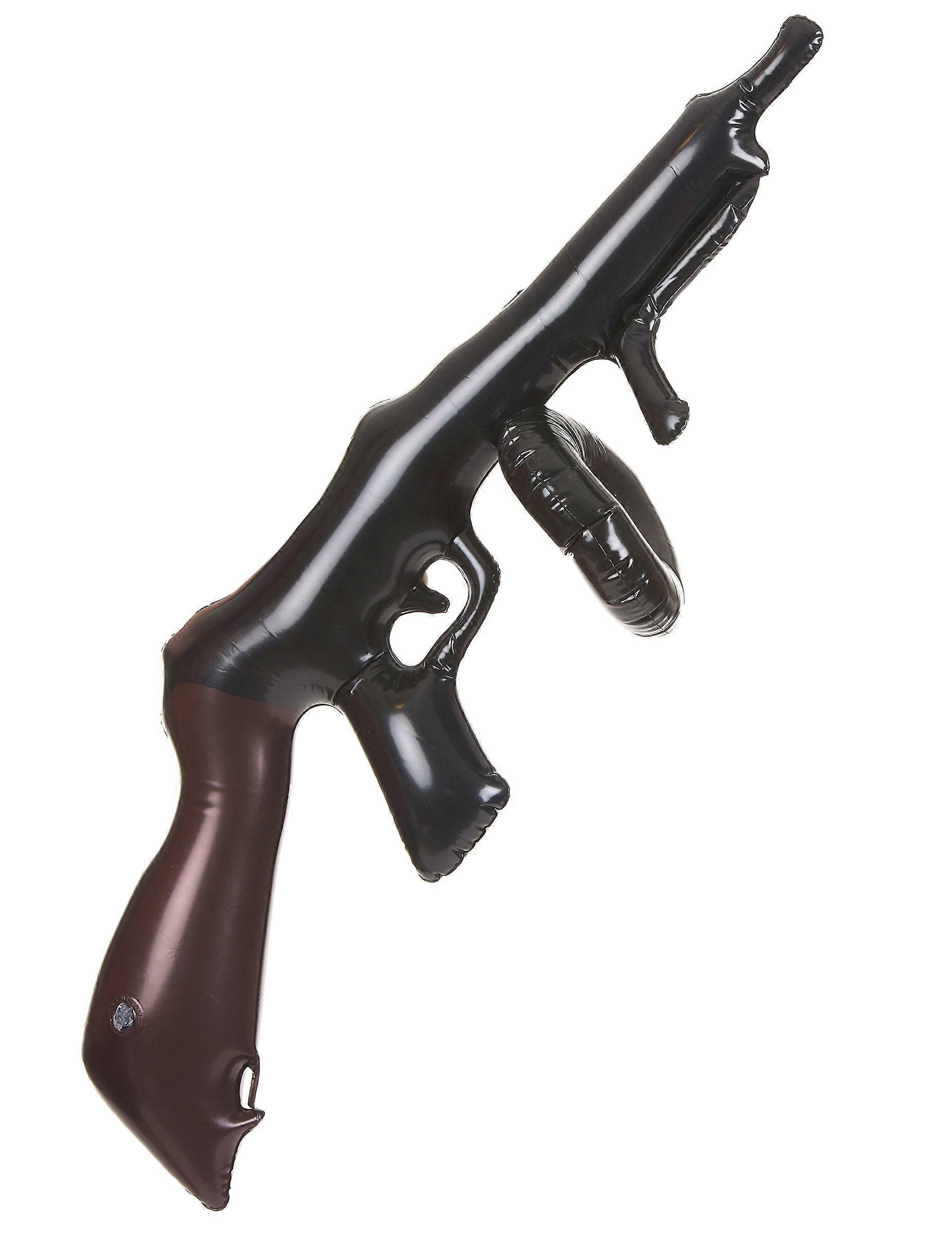 Inflatable gangster submachine gun