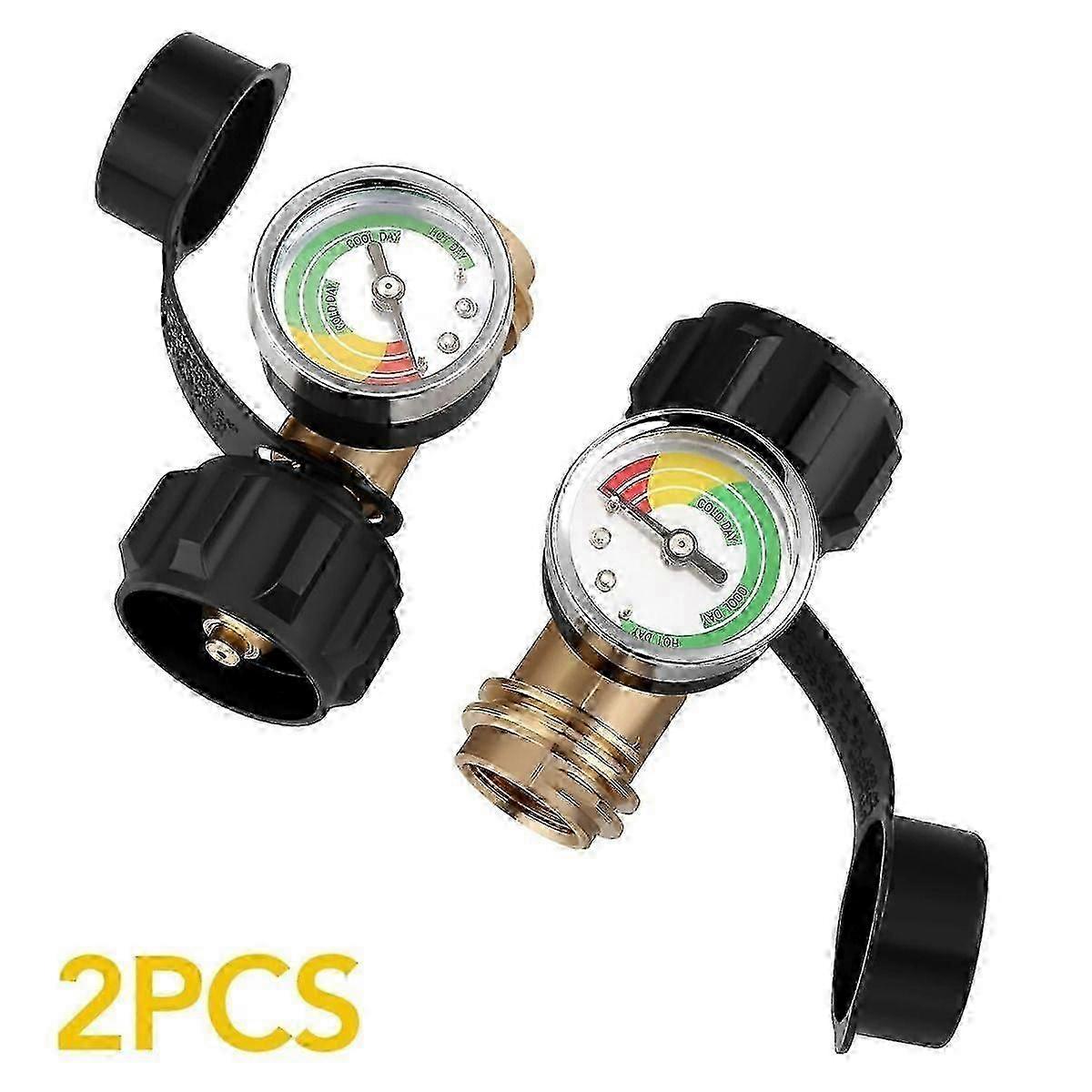 Propane tank level meter for 5-40 lb QCC1 connection