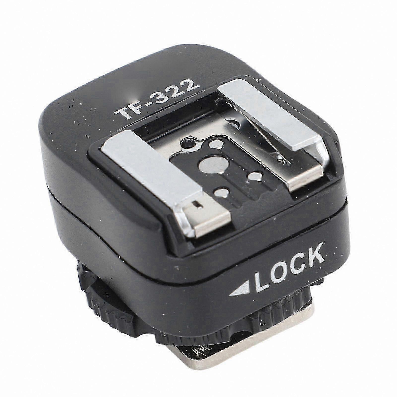 TTL Flash Hot Shoe Adapter with PC Sync Port, Pure Copper Interface
