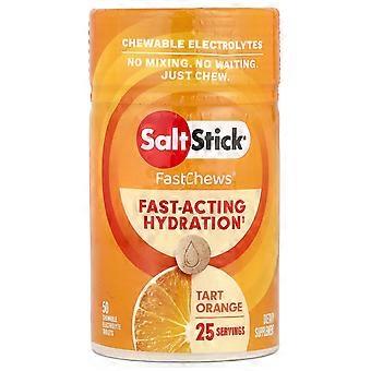 SaltStick, FastChews®, Kaubare Elektrolyte, Herbe Orange, 50 Kautabletten