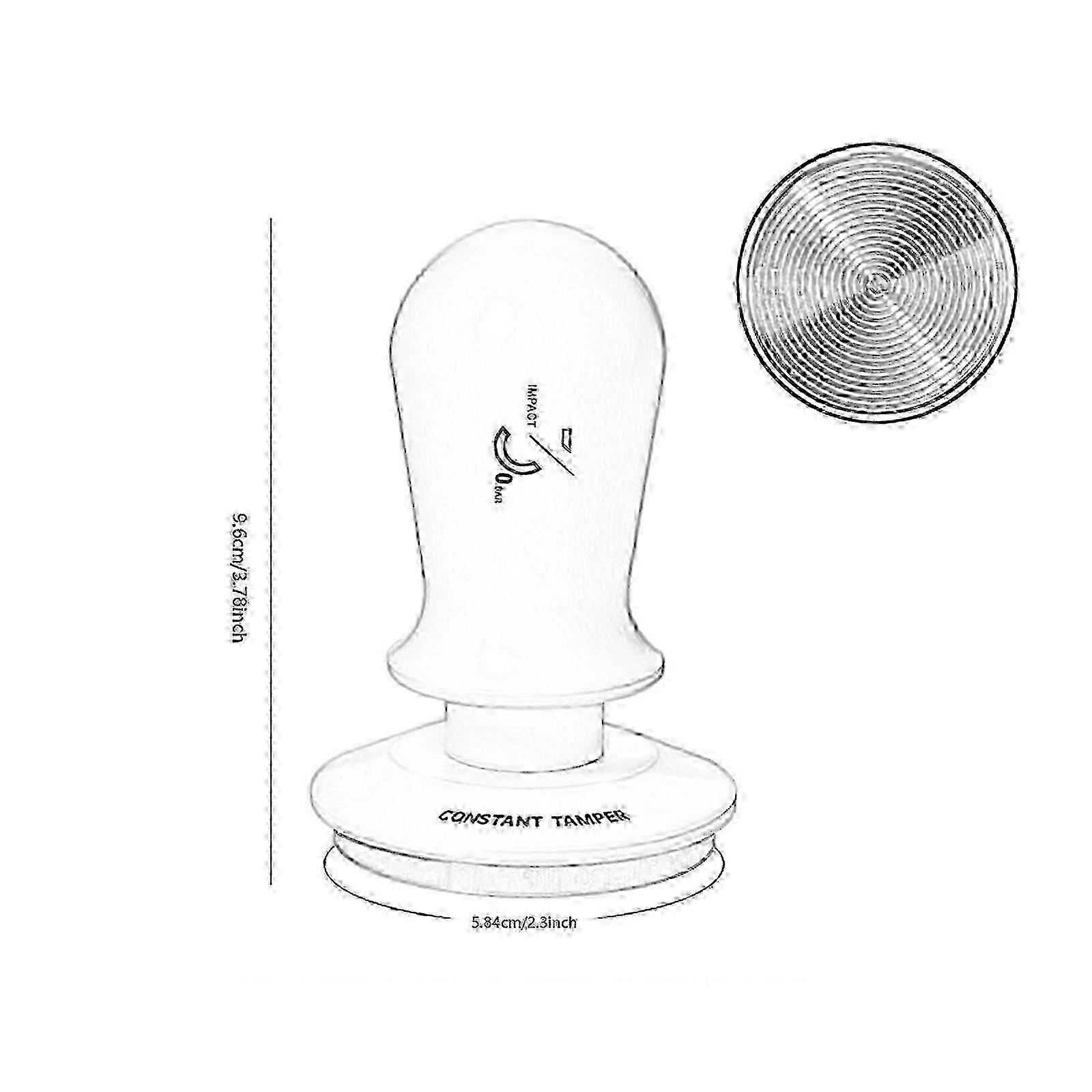 Espresso Tamper Kitchen Accessory 51mm compatible with Coffee Brewing