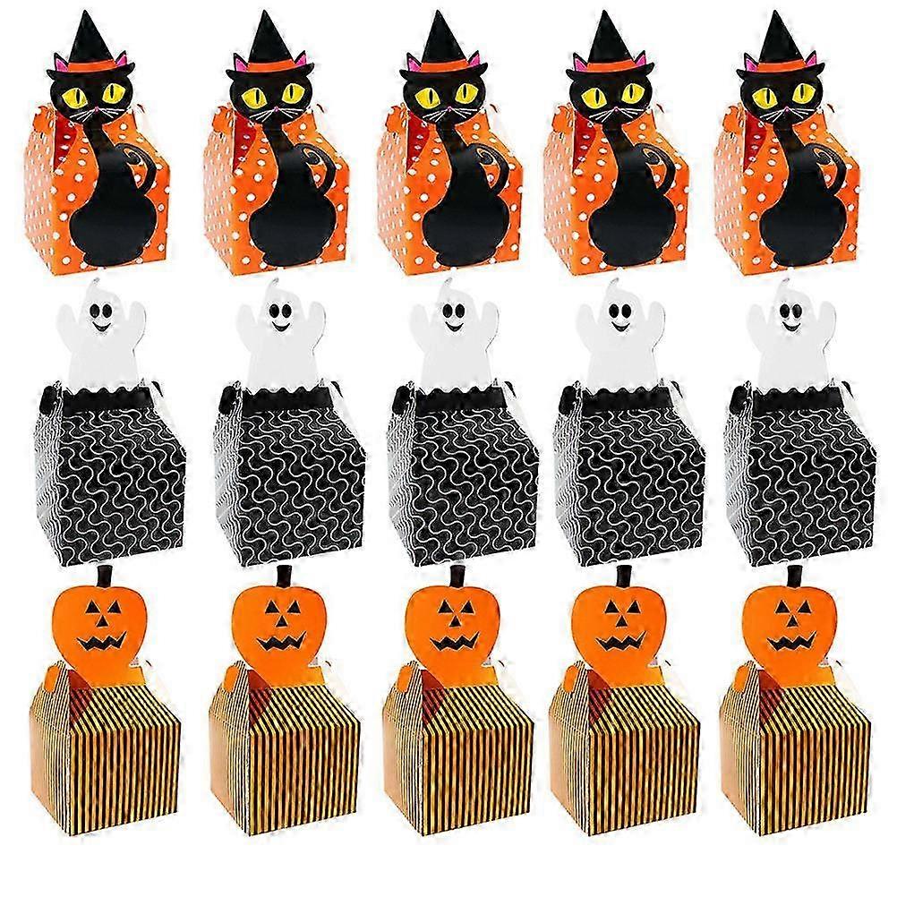 30Pcs Candy Wrapping Box Cake Storage Box Compatible with Halloween
