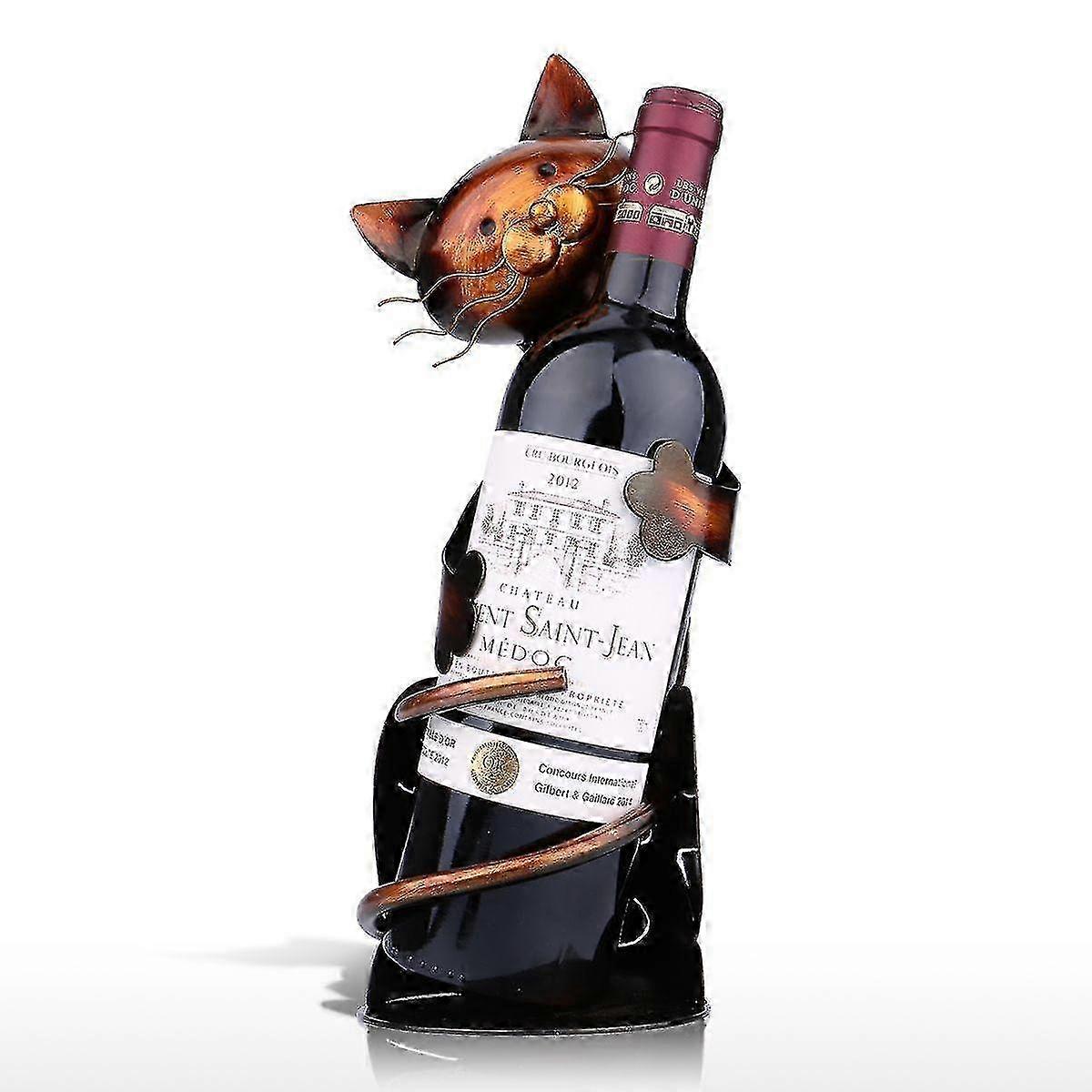 Cat Embrace Wine Display Rack