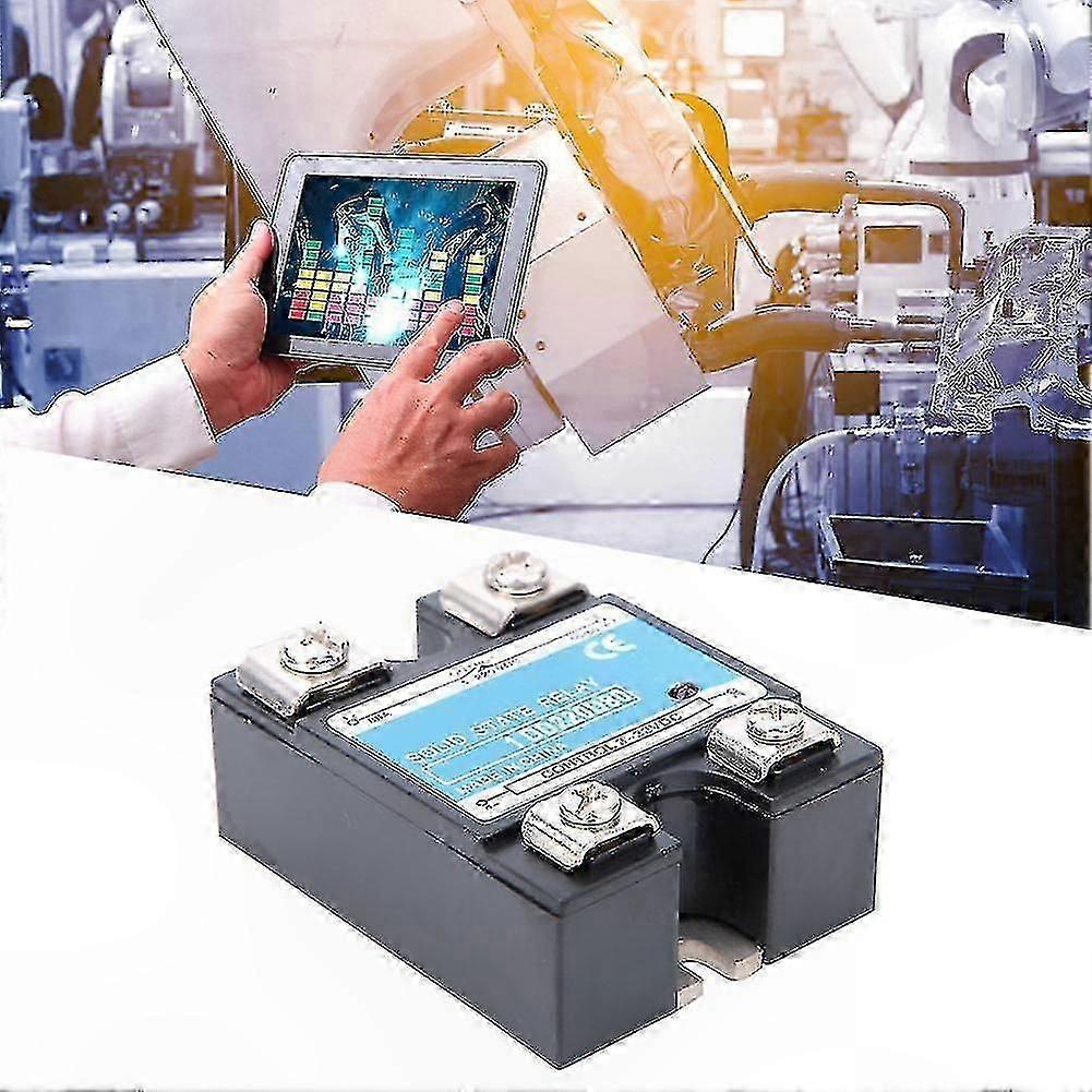 80A DC to DC Solid State Relay with 3-32VDC Control Input and 5-220VDC Output Range