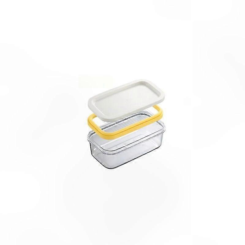Durable Plastic Butter Container with Integrated Cutter for Convenient Portioning