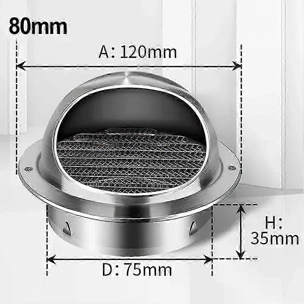 Weatherproof Stainless Vent Cover