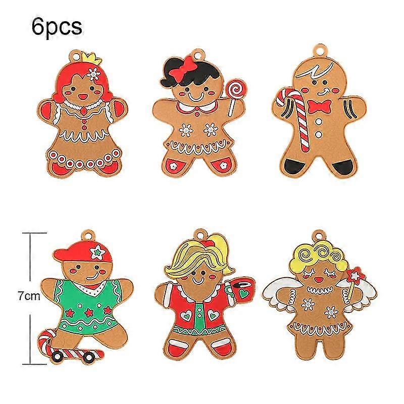 Soft PVC Gingerbread Man Ornaments