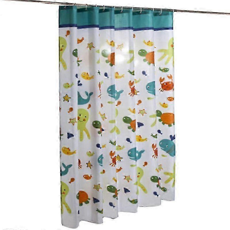 Thickened Marine Shower Curtain