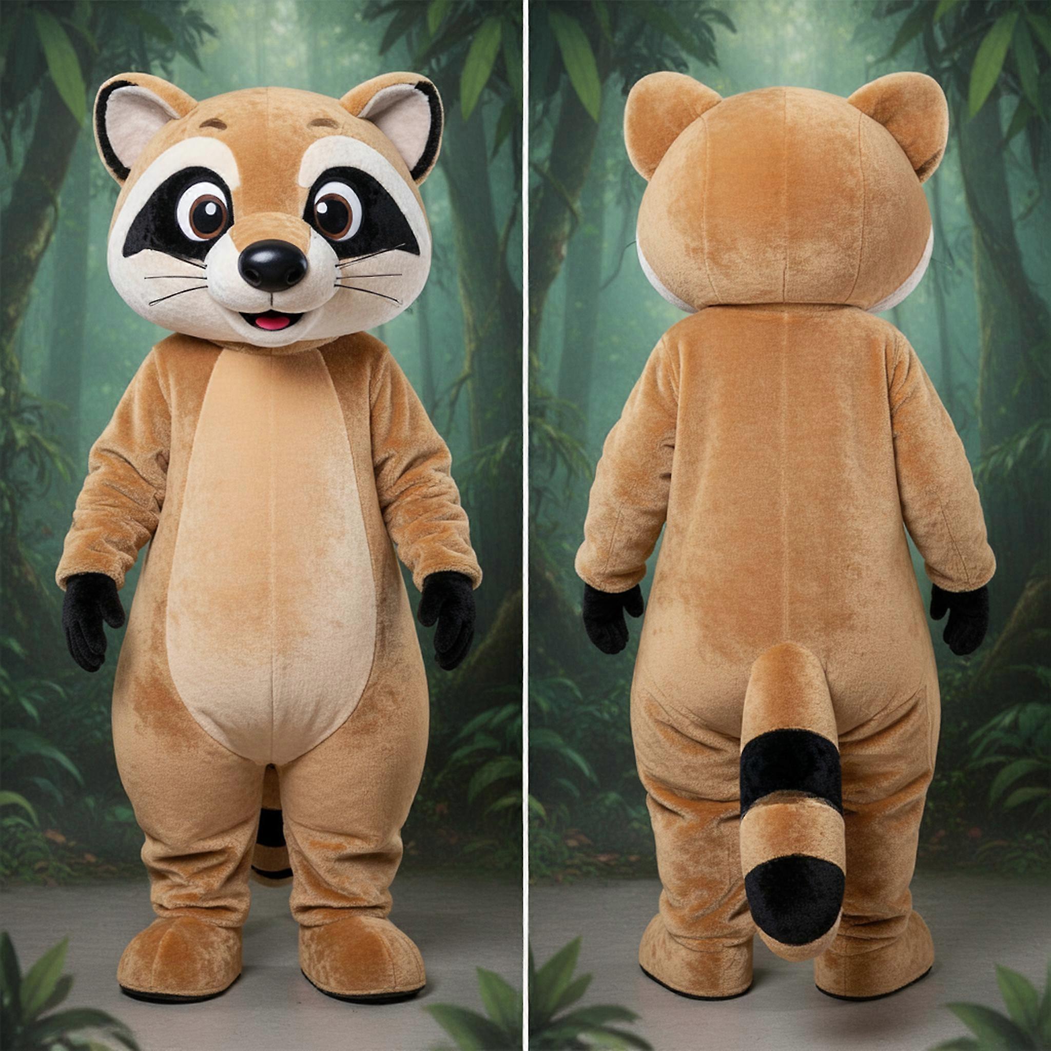 MASTICOT Velvety Tan Civet Mascot