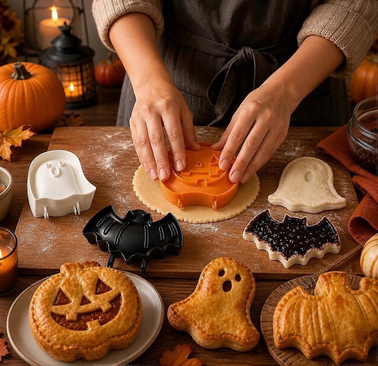 Mini Pie Molds, Reusable Hand Pie Press，6pcs