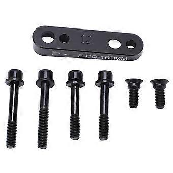 Mountainbike Scheibenbremse Bremssattel Mount Adapter Ultralight Flat Disc Brake Mount Adapter für Rennrad R160 YMQX)
