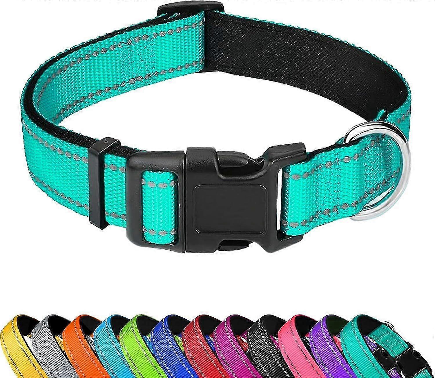 Soft Padded Reflective Nylon Dog Collar
