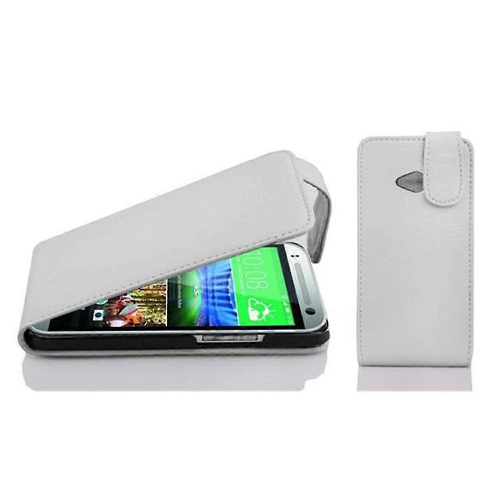 Case compatible with HTC ONE M8 MINI, flip case - with textured surface