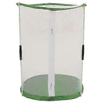 Cylindrical Butterfly and Insect Observation Cage Transparent Mesh Habitat Cage for Ornamental Plants SD-WHBYV
