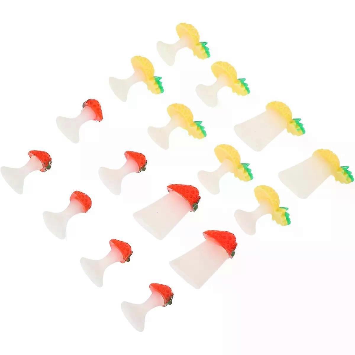 Separators 16pcs Silicone Nail Art Pedicure Tools