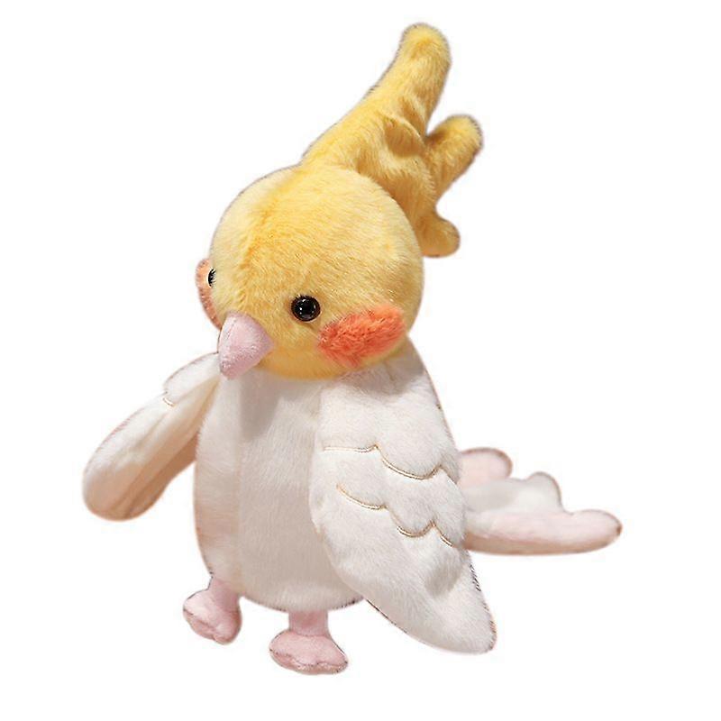 Fluffy Yellow Parrot Hand Puppet