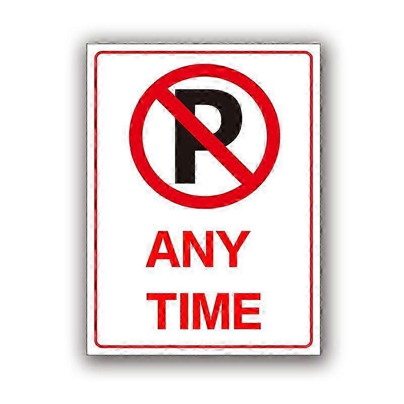 Self Adhesive No Parking Decal