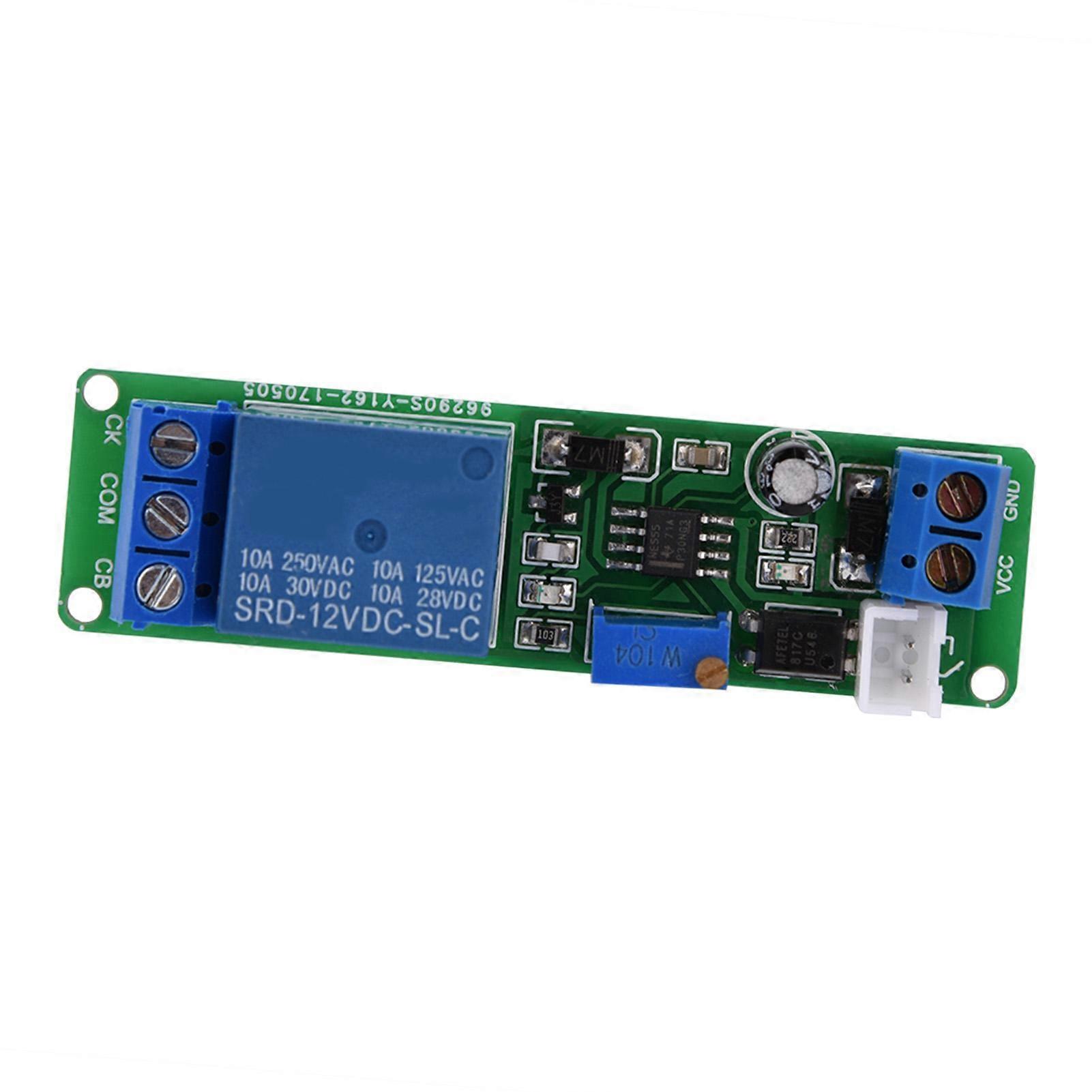 DC 12V Adjustable Timer Delay Turn OFF Module Timing Relay Time Switch 1~10sec