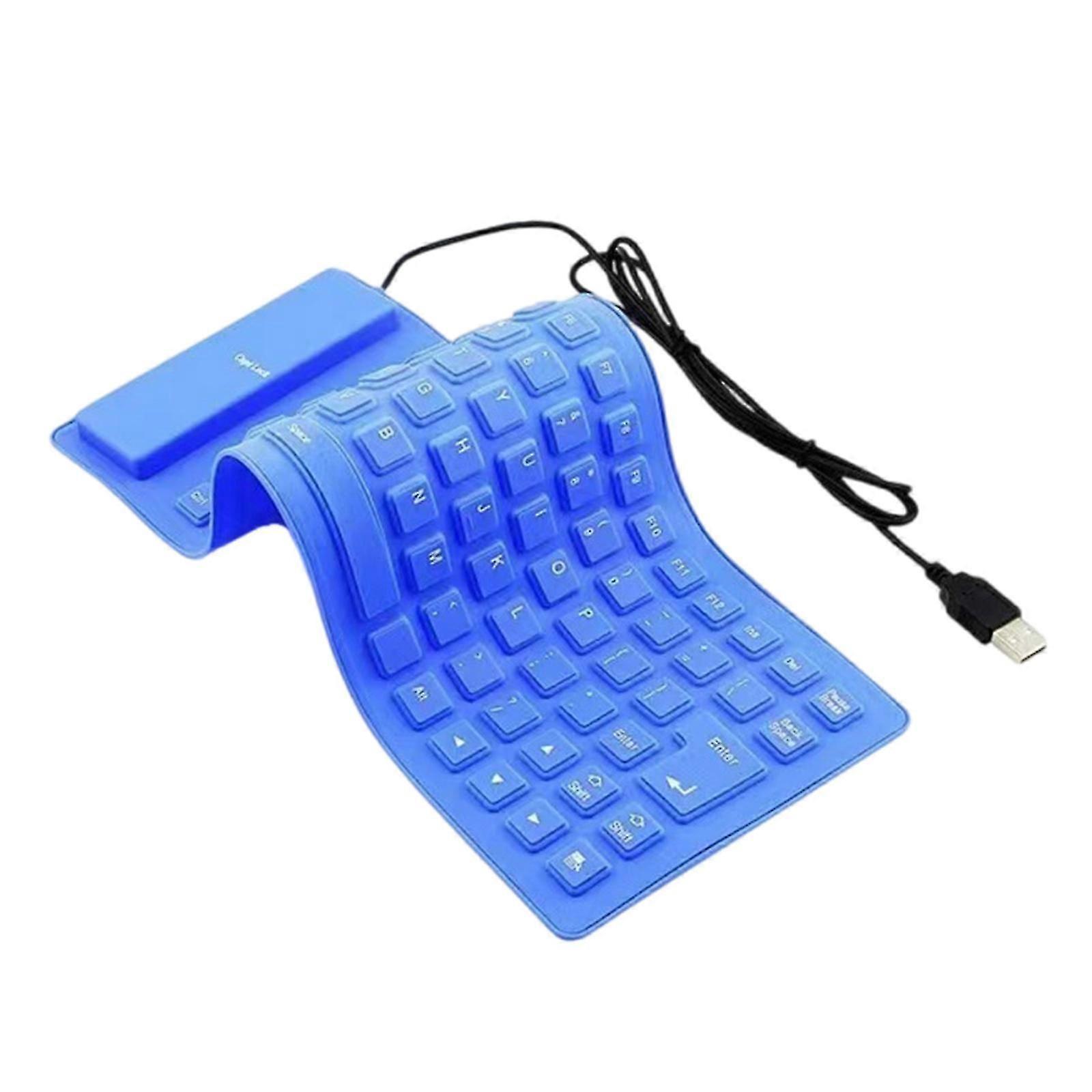 Silent Flexible 85-Key Silicone Keyboard