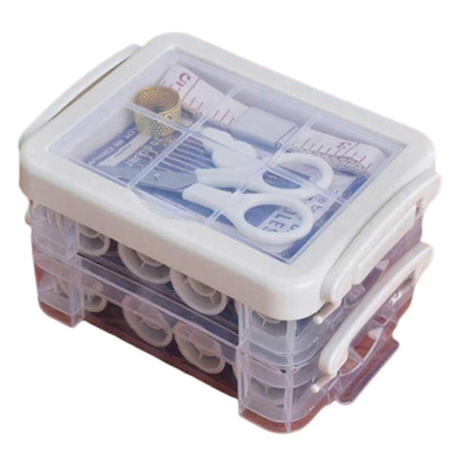 Double-Layer DIY Sewing Accessories Box
