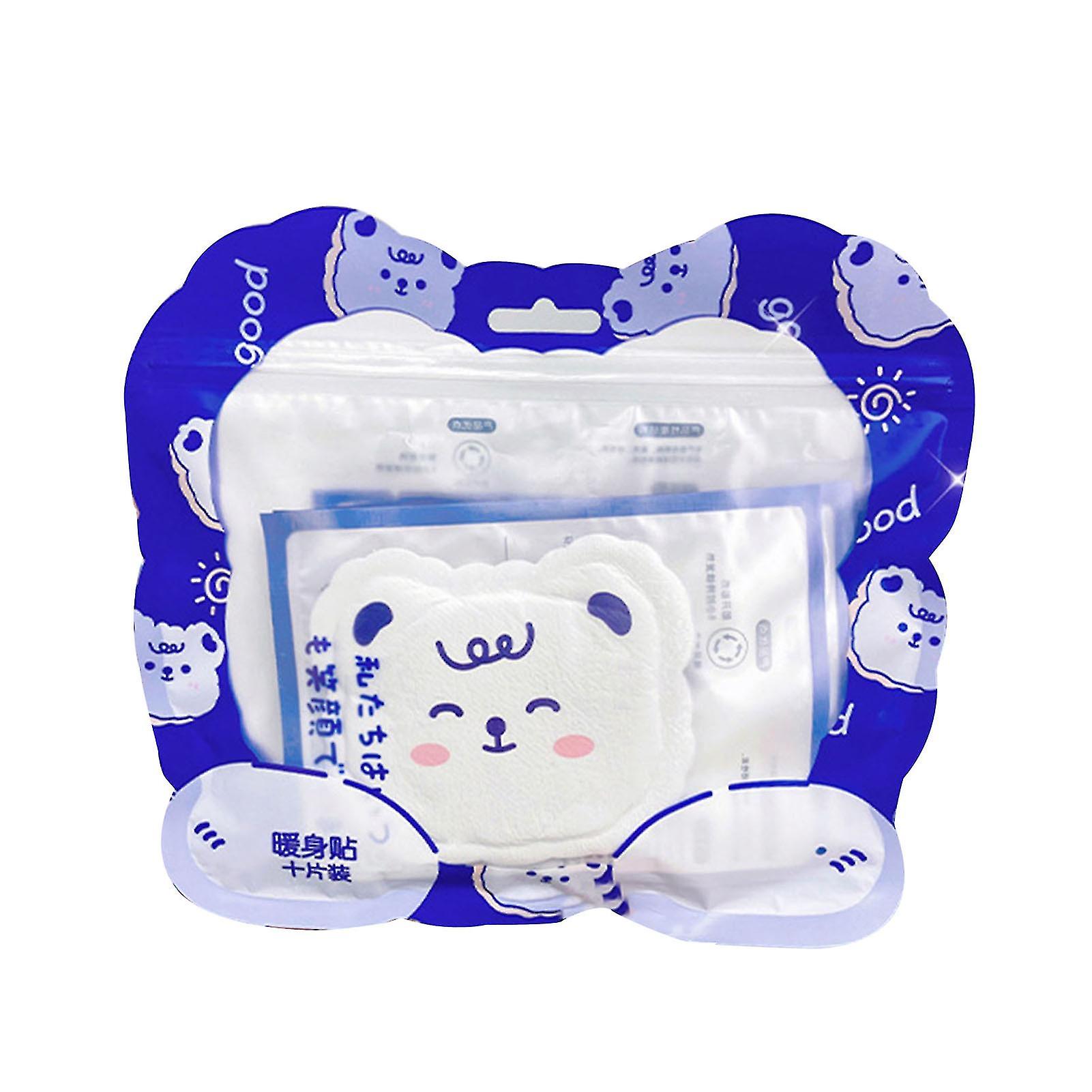 10 قطع ملصقات دافئة يمكن التخلص منها التدفئة الذاتية شكل الدب القدم الجسم اليد بقع دافئة للرحلة