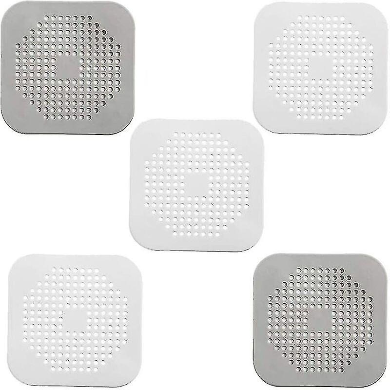 5pcs Silicone Sewer Drain Filter Strainer
