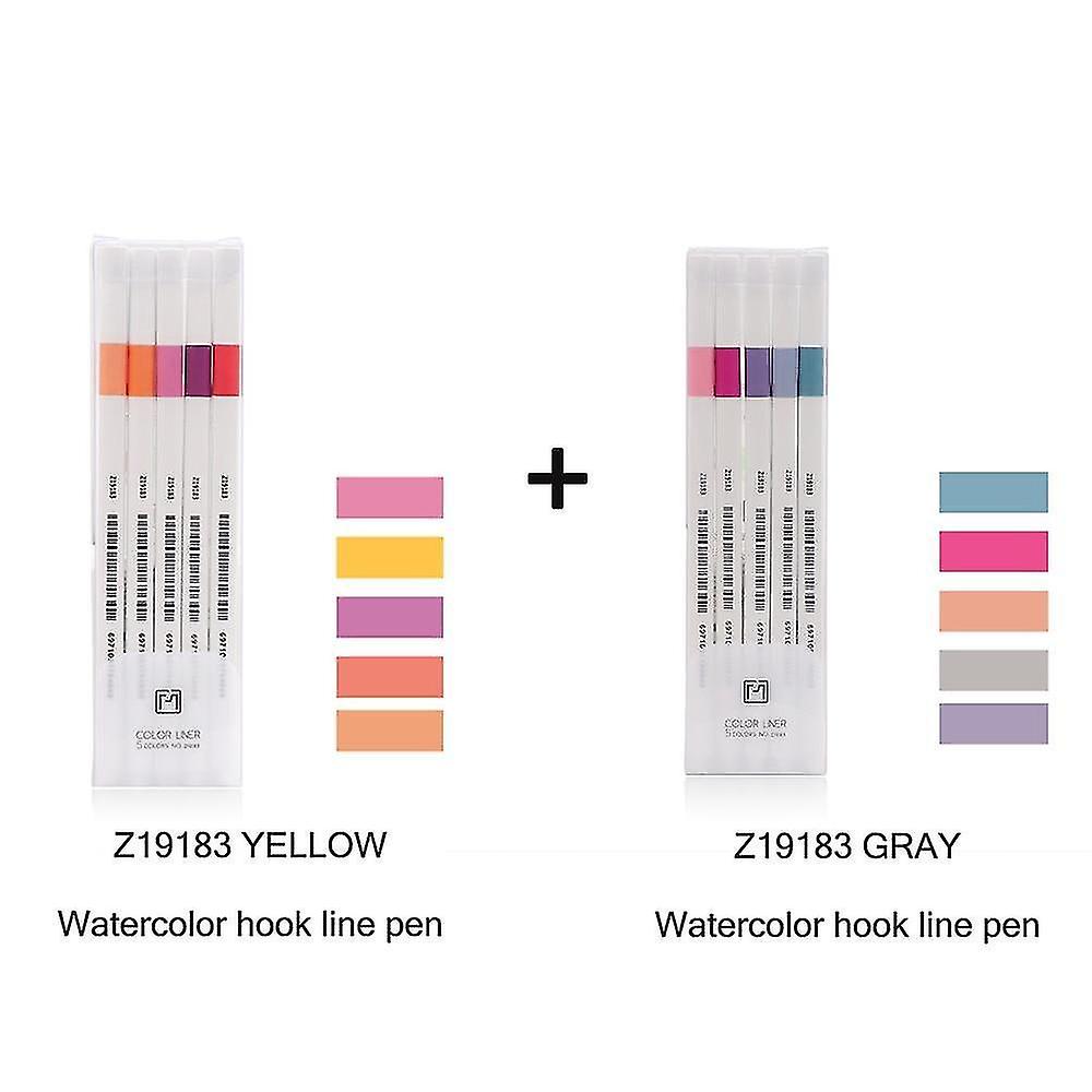 Mark pen line pen A Creative Cute Mor i Simple Small Fresh Gel Pen For Quick Drying Cap