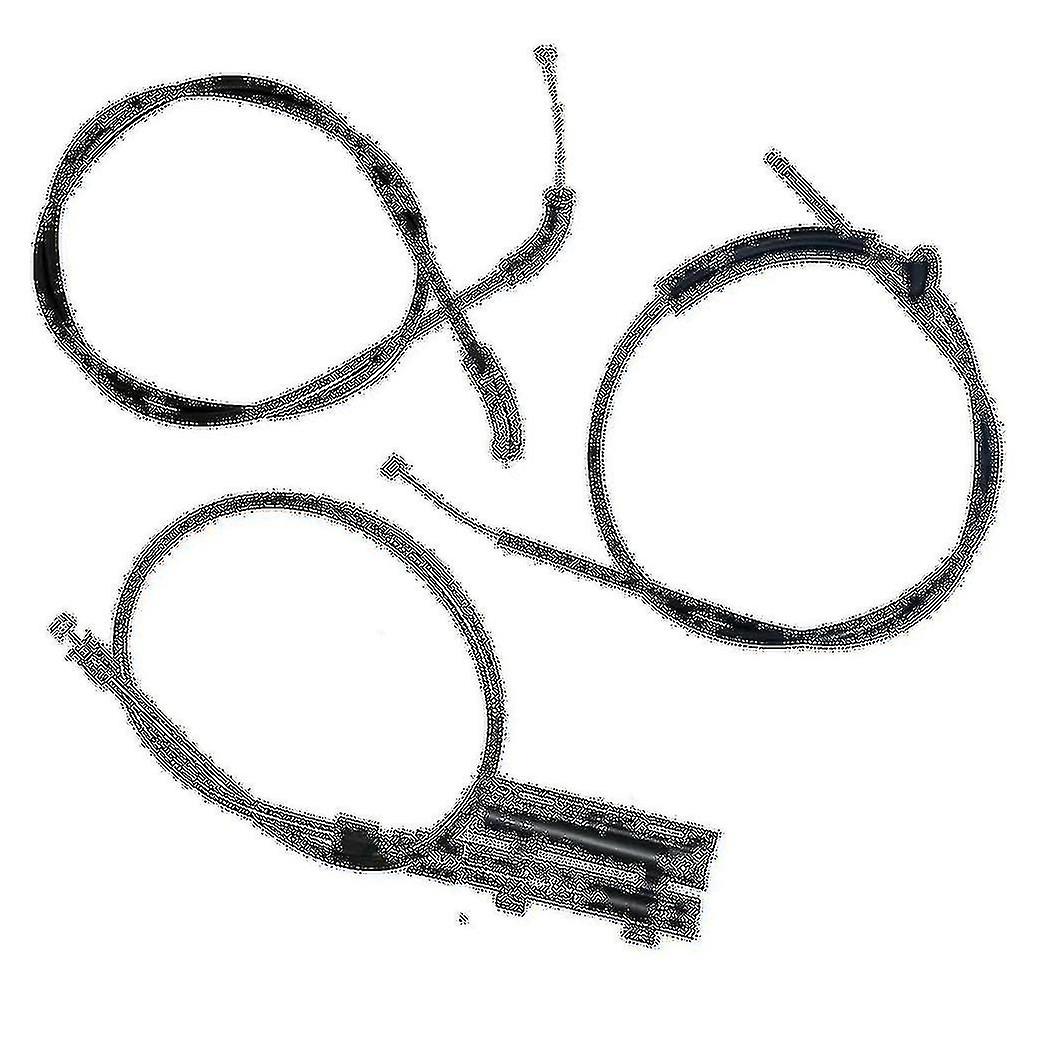 3pcs Engine Hood Release Cable Bowden Cable Kit For E65 E66 7er 51237197474