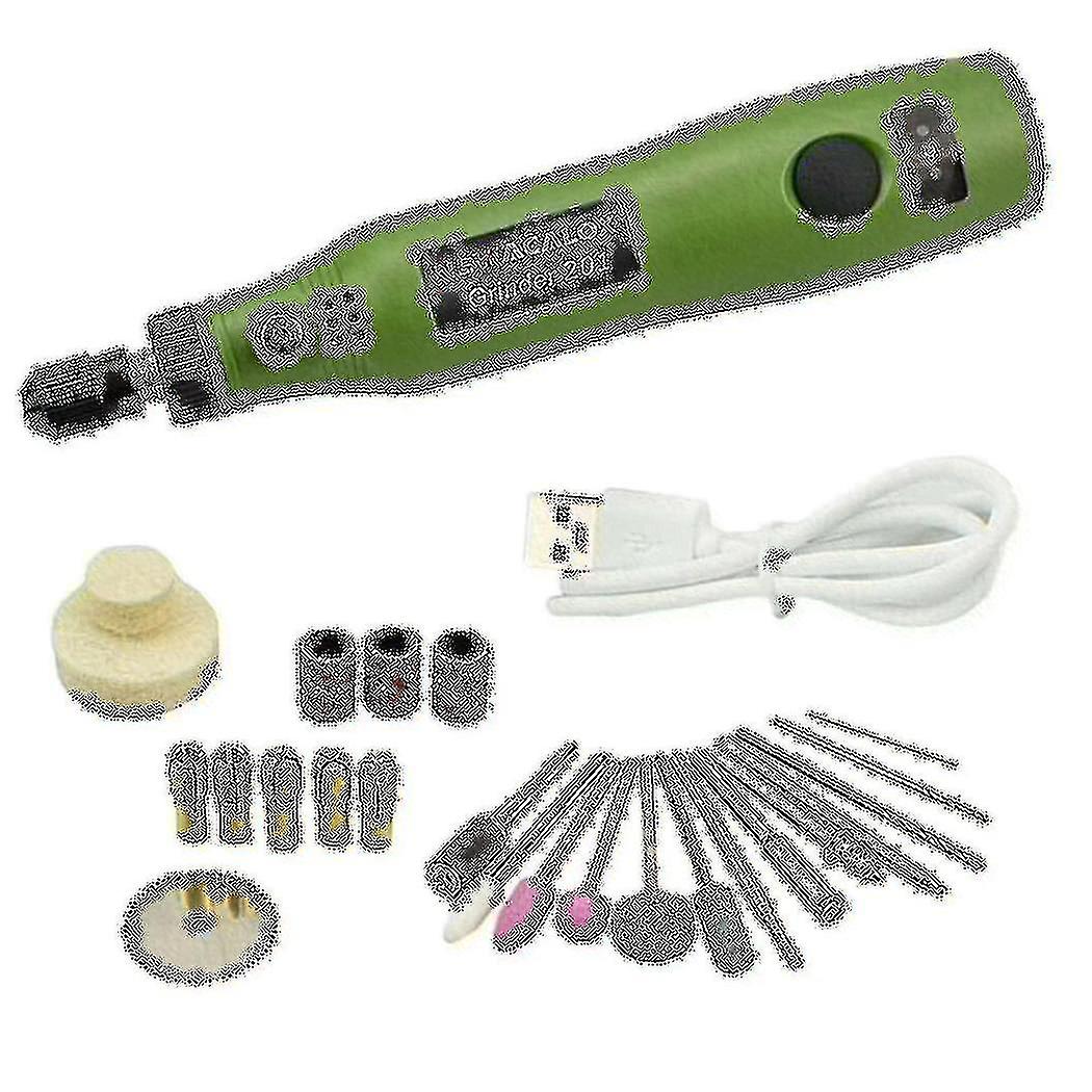 10w Hobby Craft Mini Bohrer Schleifer Werkzeug Set Modellierung Polieren Bohren - Grün
