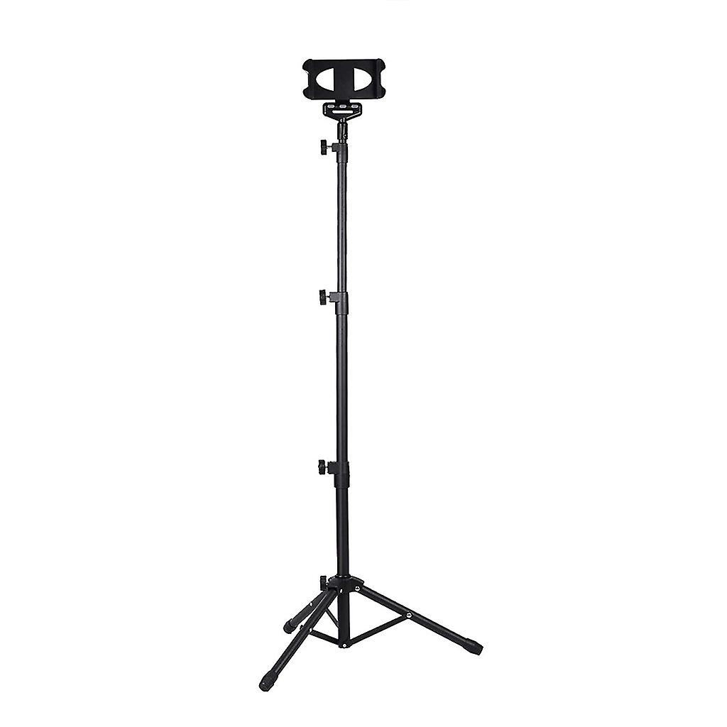 Taşınabilir Telefon Tableti Altlığı Tripod Standı Zemin Tablet Tutucu Yüksekliği Ayarlanabilir 4,7-12,9 inç