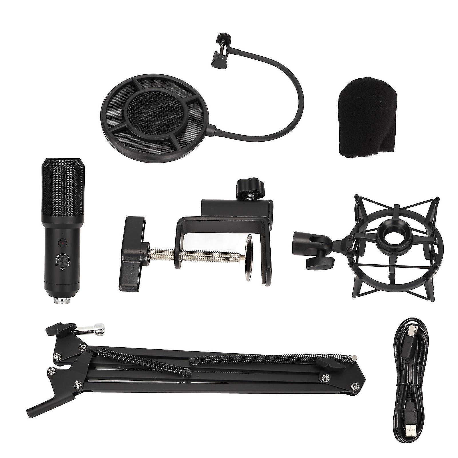 Usb Microphone Professional Cardioid Pointing Recording Blowout Proof Computer Microphone